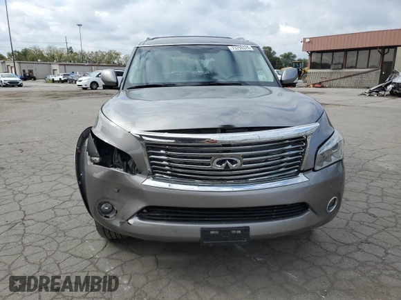 2013 Infiniti QX56 with VIN JN8AZ2NE4D9041702, listed as a Copart auction lot 73759374 with 127,514 mi miles and Salvage Title. Bid and sale history available at carsss.com. Image 5.