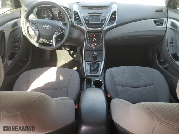 2015 Hyundai Elantra SE with VIN 5NPDH4AE8FH617489, listed as a Copart auction lot 53371555 with 179,509 mi miles and Clean Title. Bid and sale history available at carsss.com. Image 8.