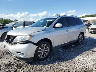2015 Nissan Pathfinder S с VIN 5N1AR2MNXFC633135, выставлен на аукционе Copart как лот 57804525 с пробегом 139 929 миль миль и Списание • Salvage title. История ставок и продаж доступна на DreamBid. Изображение 1.