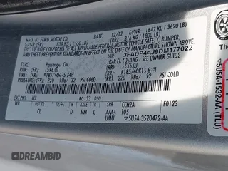 2013 Ford Fiesta S with VIN 3FADP4AJ9DM177022, listed as a IAAI auction lot 42535909 with 174,631 mi miles and . Bid and sale history available at DreamBid. Image 9.