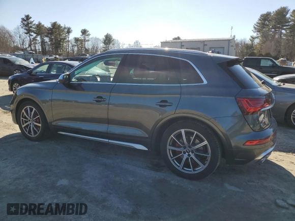 2021 Audi SQ5 Premium Plus with VIN WA1B4AFY3M2009277, listed as a Copart auction lot 47678505 with 41,887 mi miles and Salvage Title. Bid and sale history available at carsss.com. Image 2.