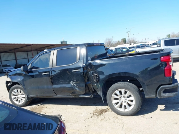 2022 Chevrolet Silverado 1500 Custom with VIN 1GCPABEK7NZ584501, listed as a IAAI auction lot 41623186 with 36,007 mi miles and . Bid and sale history available at DreamBid. Image 14.