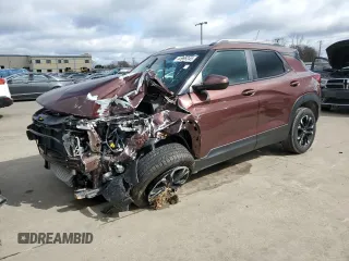 2022 Chevrolet TrailBlazer LT with VIN KL79MPS22NB007060, listed as a Copart auction lot 44966045 with Not Provided miles and Salvage Title. Bid and sale history available at carsss.com. Image 1.