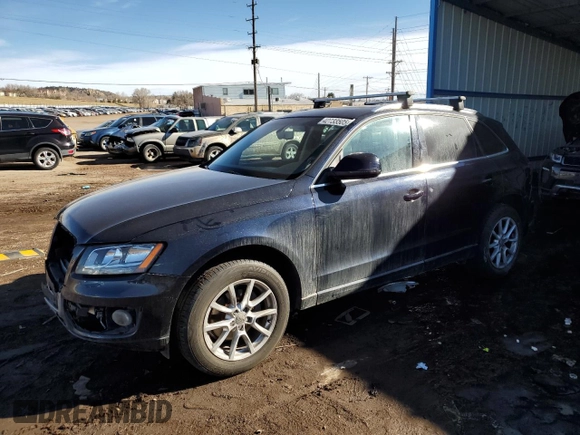 2011 Audi Q5 Premium with VIN WA1CFAFPXBA010158, listed as a Copart auction lot 42733505 with 115,880 mi miles and Salvage title. Bid and sale history available at DreamBid. Image 1.