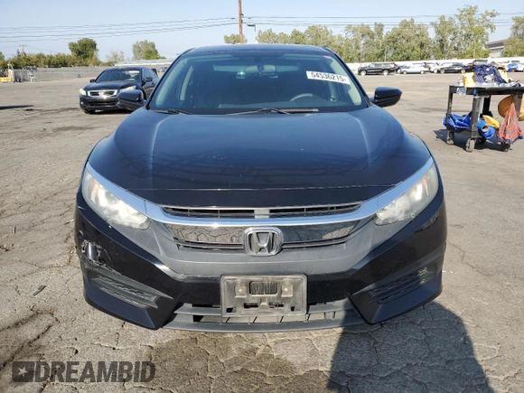2016 Honda Civic EX with VIN 2HGFC2F74GH561164, listed as a Copart auction lot 54536215 with 86,445 mi miles and Salvage Title. Bid and sale history available at DreamBid. Image 5.