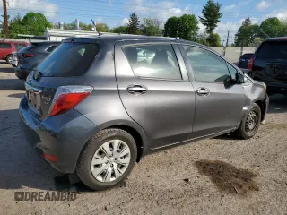 2013 Toyota Yaris L with VIN JTDKTUD32DD547099, listed as a Copart auction lot 54653615 with 153,439 mi miles and Salvage Title. Bid and sale history available at DreamBid. Image 3.