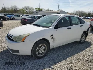 2008 Ford Focus SE with VIN 1FAHP35N78W244120, listed as a Copart auction lot 54223195 with 96,813 mi miles and Salvage Title. Bid and sale history available at carsss.com. Image 1.