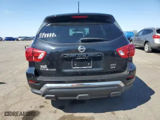 2017 Nissan Pathfinder S with VIN 5N1DR2MM2HC654276, listed as a Copart auction lot 53468035 with 129,159 mi miles and Salvage Title. Bid and sale history available at carsss.com. Image 6.