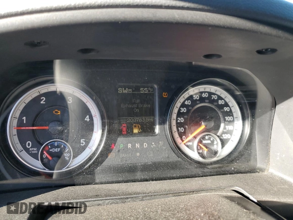 2015 Ram 2500 SLT with VIN 3C6UR5DL9FG691551, listed as a Copart auction lot 46902645 with 203,783 mi miles and Salvage Title. Bid and sale history available at carsss.com. Image 9.