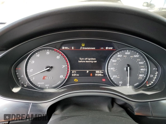 2018 Audi S6 Premium Plus z VIN WAUFFAFC4JN043791, wystawiony jako Copart lot #80893114 z przebiegiem 91 245 mil mil oraz Szkoda całkowita • Salvage title. Historia ofert i sprzedaży dostępna na DreamBid. Obrazek 9.
