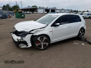 2019 Volkswagen Golf GTI S with VIN 3VW5T7AU3KM003544, listed as a Copart auction lot 55337043 with 25,869 mi miles. Bid and sale history available at carsss.com. Image 1.