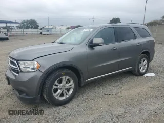 2012 Dodge Durango Crew with VIN 1C4RDHDG9CC152752, listed as a Copart auction lot 50444735 with 215,680 mi miles and Salvage Title. Bid and sale history available at DreamBid. Image 1.