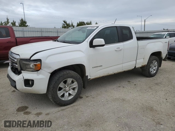 2015 GMC Canyon 4WD SLE with VIN 1GTH6BE38F1193615, listed as a Copart auction lot 69236954 with 201,201 mi miles and Salvage Title. Bid and sale history available at carsss.com. Image 1.