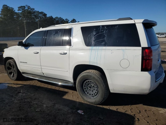 2017 Chevrolet Suburban Premier with VIN 1GNSCJKC9HR176136, listed as a Copart auction lot 80743794 with 190,313 mi miles and Salvage Title. Bid and sale history available at carsss.com. Image 2.