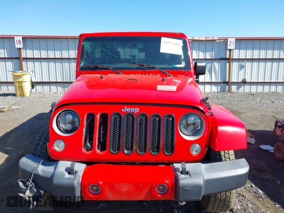 2017 Jeep Wrangler Unlimited Sahara с VIN 1C4BJWEGXHL611873, выставлен на аукционе IAAI как лот 42675608 с пробегом 104 473 миль миль и . История ставок и продаж доступна на DreamBid. Изображение 12.