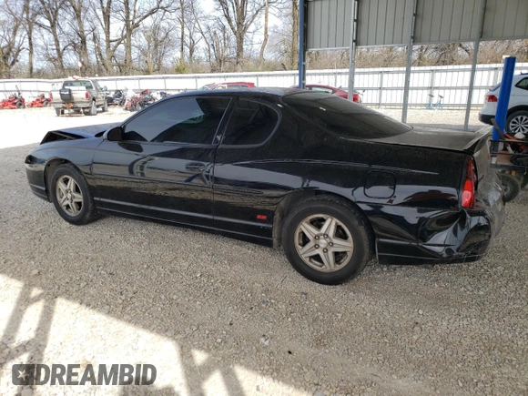 2004 Chevrolet Monte Carlo SS with VIN 2G1WX12K449316368, listed as a Copart auction lot 49413425 with 166,244 mi miles and Salvage Title. Bid and sale history available at carsss.com. Image 2.