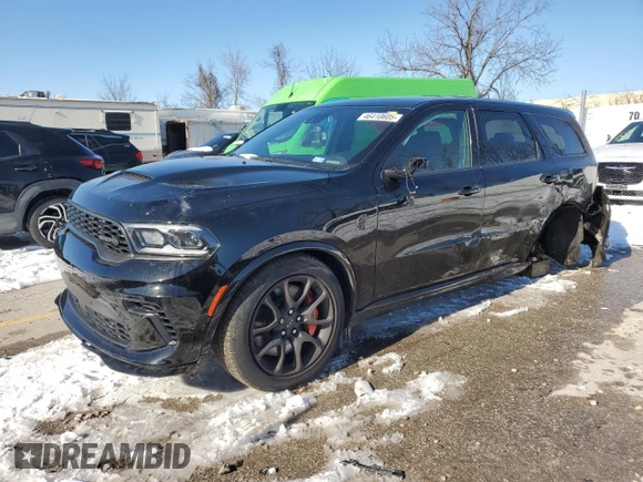 2023 Dodge Durango SRT Hellcat Premium with VIN 1C4SDJH9XPC689284, listed as a Copart auction lot 46410605 with 14,253 mi miles and Salvage Title. Bid and sale history available at DreamBid. Image 1.