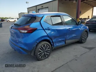 2022 Nissan Kicks SV with VIN 3N1CP5CV1NL478468, listed as a Copart auction lot 52901385 with 67,767 mi miles and Clean Title. Bid and sale history available at carsss.com. Image 3.