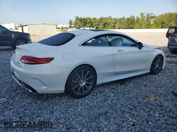 2015 Mercedes-Benz S 63 AMG with VIN WDDXJ7JB4FA009040, listed as a Copart auction lot 55732965 with 41,852 mi miles and Salvage Title. Bid and sale history available at DreamBid. Image 3.