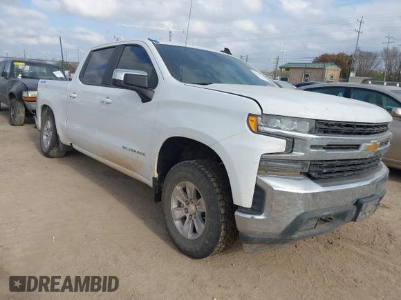 2019 Chevrolet Silverado 1500 LT with VIN 1GCUYDED4KZ153377, listed as a IAAI auction lot 41498723 with 106,582 mi miles. Bid and sale history available at carsss.com. Image 1.