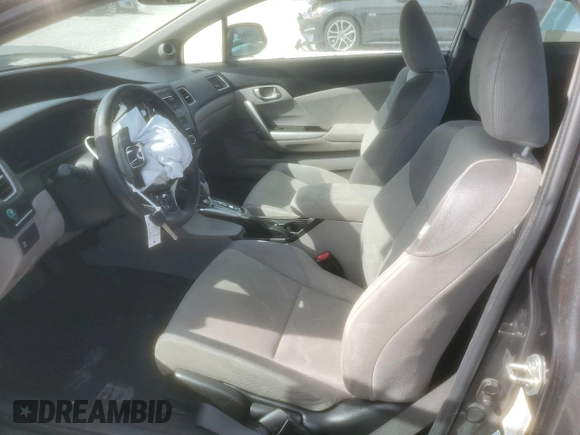 2013 Honda Civic Cpe LX with VIN 2HGFG3B51DH521795, listed as a Copart auction lot 43772055 with 83,740 mi miles and Salvage Title. Bid and sale history available at carsss.com. Image 7.