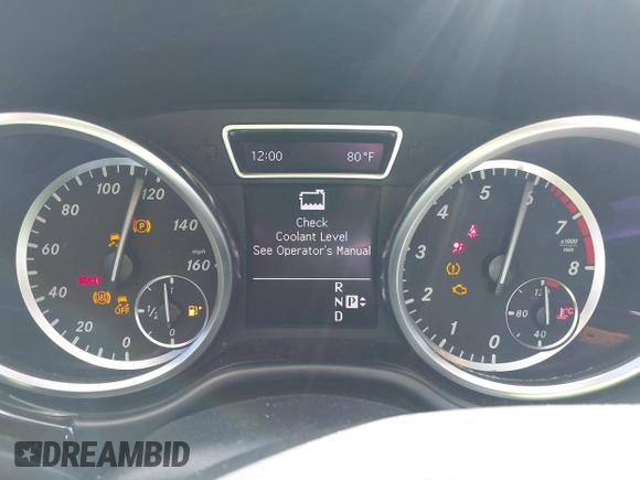 2012 Mercedes-Benz M ML 350 with VIN 4JGDA5HB6CA075264, listed as a IAAI auction lot 42059330 with 147,642 mi miles. Bid and sale history available at carsss.com. Image 7.