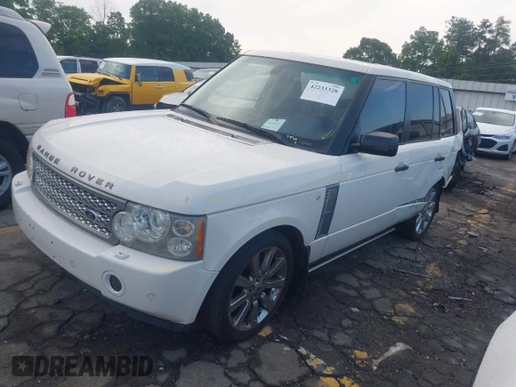 2008 Land Rover Range Rover SC with VIN SALMF13438A275736, listed as a IAAI auction lot 42233328 with 138,286 mi miles and . Bid and sale history available at DreamBid. Image 2.