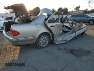 1997 Mercedes-Benz E-Class with VIN WDBJF55F8VA415967, listed as a Copart auction lot 74144924 with 0 mi miles and Salvage Title. Bid and sale history available at carsss.com. Image 3.