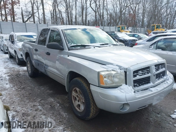 2006 Dodge Dakota SLT with VIN 1D7HW48K16S682999, listed as a IAAI auction lot 41303631 with 133,864 mi miles. Bid and sale history available at carsss.com. Image 1.