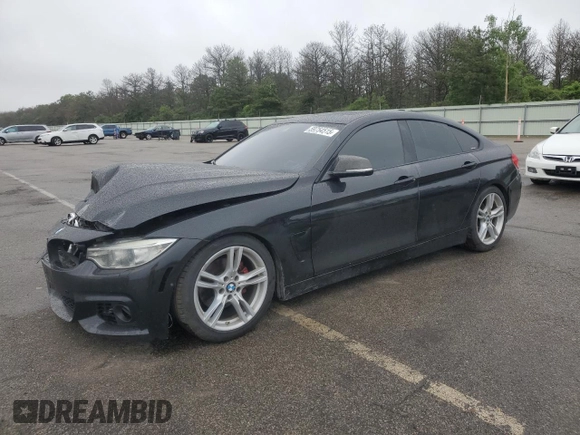 2015 BMW 4 Series 428i xDrive with VIN WBA4C9C54FG135161, listed as a Copart auction lot 59754515 with 140,518 mi miles and Salvage title. Bid and sale history available at DreamBid. Image 1.
