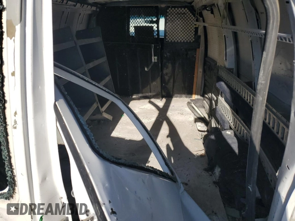 2012 Chevrolet Express Cargo with VIN 1GCSGAFX0C1101889, listed as a Copart auction lot 43868765 with 220,614 mi miles and Salvage title. Bid and sale history available at DreamBid. Image 10.