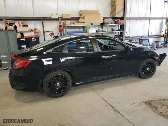 2016 Honda Civic Sedan Touring with VIN 2HGFC1F93GH112621, listed as a Copart auction lot 46906175 with 118,897 mi miles and Salvage Title. Bid and sale history available at carsss.com. Image 3.