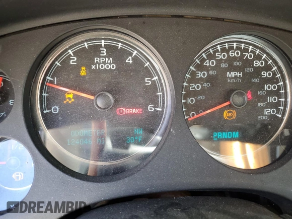 2013 Chevrolet Avalanche LS with VIN 3GNTKEE73DG370698, listed as a Copart auction lot 54191395 with 124,046 mi miles and Salvage title. Bid and sale history available at DreamBid. Image 9.