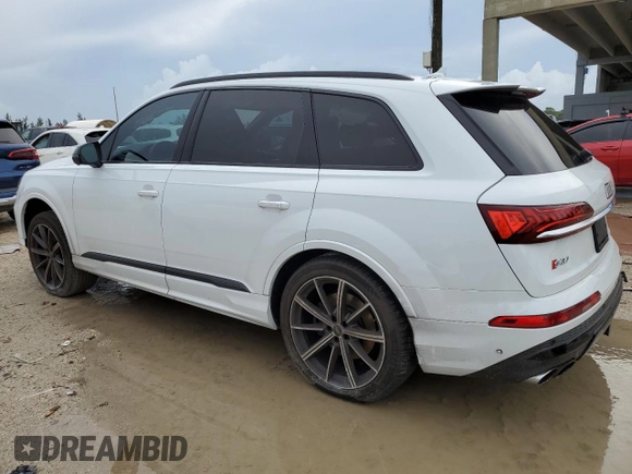 2021 Audi SQ7 Prestige z VIN WA1VWBF77MD022512, wystawiony jako Copart lot #65080404 z przebiegiem 43 506 mil mil oraz Szkoda całkowita • Salvage title. Historia ofert i sprzedaży dostępna na DreamBid. Obrazek 2.