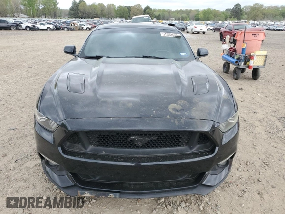 2015 Ford Mustang GT with VIN 1FA6P8CFXF5431256, listed as a Copart auction lot 51530635 with 120,642 mi miles and Clean Title. Bid and sale history available at DreamBid. Image 5.