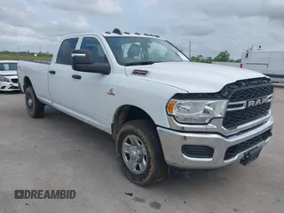 2024 Ram 2500 Tradesman with VIN 3C6UR5HL9RG218229, listed as a IAAI auction lot 42113057 with 24,123 mi miles and . Bid and sale history available at DreamBid. Image 1.
