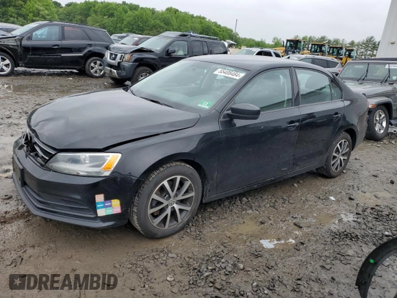 2016 Volkswagen Jetta Sedan 1.4T SE with VIN 3VWD67AJ9GM417265, listed as a Copart auction lot 55408484 with 170,517 mi miles and Salvage Title. Bid and sale history available at carsss.com. Image 1.