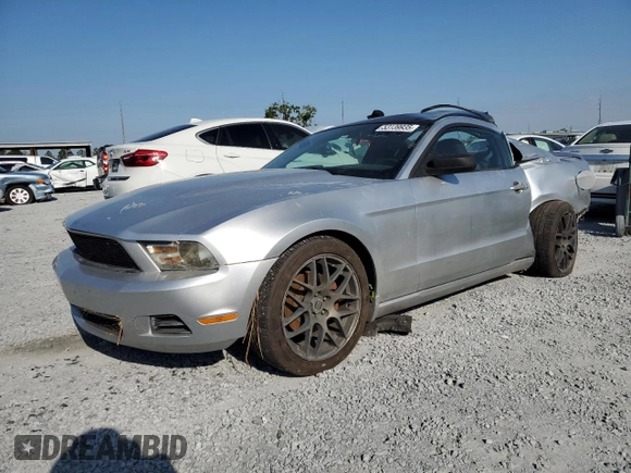 2012 Ford Mustang V6 Premium with VIN 1ZVBP8AM7C5223225, listed as a Copart auction lot 53139935 with 122,982 mi miles and Salvage Title. Bid and sale history available at carsss.com. Image 1.