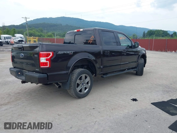 2019 Ford F-150 XL with VIN 1FTEW1E45KFC15573, listed as a IAAI auction lot 42647234 with 66,267 mi miles and . Bid and sale history available at DreamBid. Image 4.