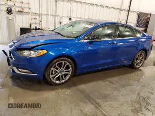 2017 Ford Fusion SE with VIN 3FA6P0T95HR247306, listed as a Copart auction lot 61743675 with 107,565 mi miles and Salvage title. Bid and sale history available at DreamBid. Image 1.