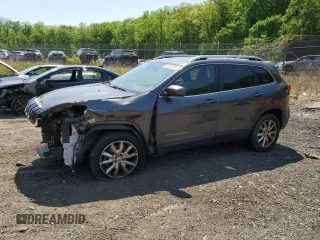 2015 Jeep Cherokee Limited z VIN 1C4PJMDS4FW681042, wystawiony jako Copart lot #55104975 z przebiegiem 170 958 mil mil oraz Szkoda całkowita • Salvage title. Historia ofert i sprzedaży dostępna na DreamBid. Obrazek 1.
