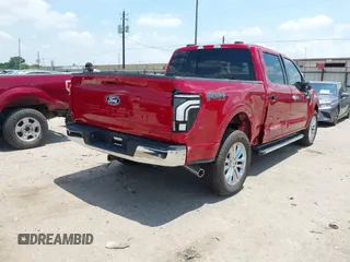 2025 Ford F-150 Lariat с VIN 1FTFW5L56SFA74360, выставлен на аукционе IAAI как лот 42378600 с пробегом 3 960 миль миль и . История ставок и продаж доступна на DreamBid. Изображение 4.