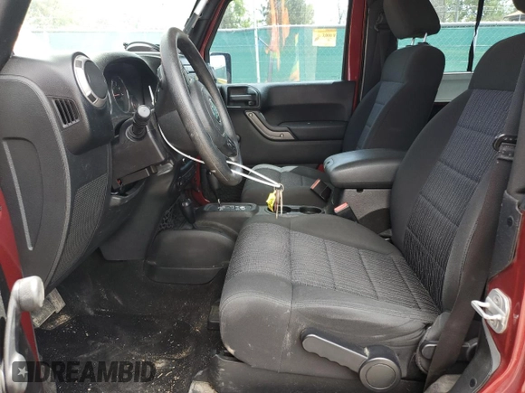 2012 Jeep Wrangler Sport with VIN 1C4AJWAG4CL278063, listed as a Copart auction lot 56313005 with 109,998 mi miles and Salvage title. Bid and sale history available at DreamBid. Image 7.