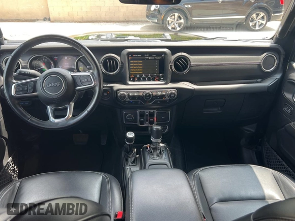 2023 Jeep Wrangler Sahara with VIN 1C4JJXP65PW627241, listed as a Copart auction lot 55661585 with 9,282 mi miles and Clean Title. Bid and sale history available at DreamBid. Image 9.