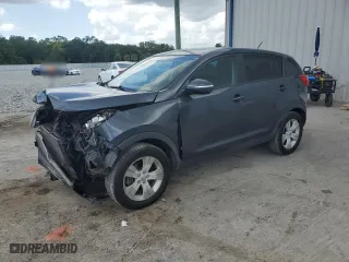 2012 Kia Sportage LX with VIN KNDPB3A23C7209027, listed as a Copart auction lot 52500555 with 81,443 mi miles and Salvage Title. Bid and sale history available at carsss.com. Image 1.