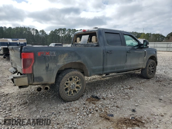 2021 Ford Super Duty F-250 SRW XL with VIN 1FT7W2BT5MEE03805, listed as a Copart auction lot 44221265 with 116,035 mi miles and Salvage Title. Bid and sale history available at carsss.com. Image 3.