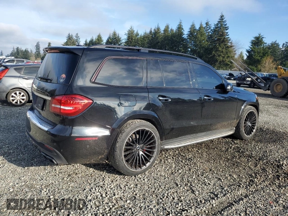 2017 Mercedes-Benz GLS with VIN 4JGDF7FE0HA755288, listed as a Copart auction lot 87901615 with 60,886 mi miles and Clean Title. Bid and sale history available at carsss.com. Image 3.