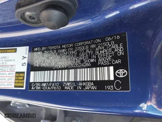 2016 Toyota Prius Four with VIN JTDKARFU3G3524286, listed as a IAAI auction lot 42016148 with 110,096 mi miles. Bid and sale history available at carsss.com. Image 9.