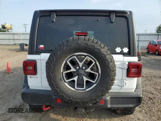 2024 Jeep Wrangler Rubicon with VIN 1C4PJXFG9RW280570, listed as a Copart auction lot 54519055 with 10,638 mi miles and Salvage title. Bid and sale history available at DreamBid. Image 6.