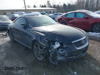 2006 Lexus SC 430 with VIN JTHFN48Y269008343, listed as a IAAI auction lot 41233248 with 211,487 mi miles. Bid and sale history available at carsss.com. Image 1.